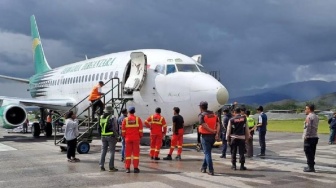 Breaking News: Pesawat Kargo Jayawijaya Air Kecelakaan di Wamena karena Ban Bocor