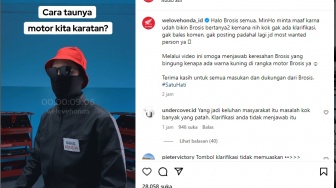 Video Klarifikasi Honda Soal Kualitas Rangka eSAF: Pemeran Prianya Misterius, Netizen Jengkel