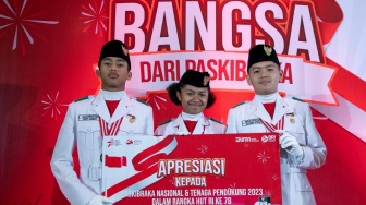 Telah Selesaikan Tugas dengan Baik, BRI Beri Dana Bantuan Pendidikan bagi Paskibraka Nasional