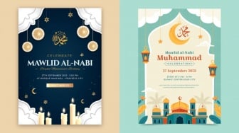 25 Poster Maulid Nabi Muhammad SAW 2023 Gratis Bisa Langsung Download