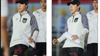 Thailand Sudah Di Depan Mata, Shin Tae-yong Masih Ajarkan Teknik Passing Dasar ke Pemain Timnas Indonesia U-23