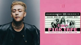 Siap Debut Solo, V BTS Ngaku Terinspirasi dari Album 'Pink Tape' Milik f(x)