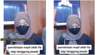 Terus Menunduk saat Berhadapan dengan Wartawan, Oklin Fia Dirujak Netizen