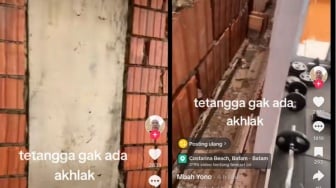 Pria Ini Kesal Lantaran Jendela Rumahnya Tertutup Tembok, "Tetangga Engga Ada Akhlak"