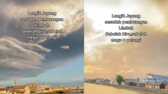 Viral Potret Unik Langit di Jepang, Imbas Pembuangan Limbah Nuklir ke Laut?