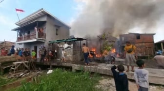 Suhu Udara Palembang Meningkat, 19 Rumah di 3-4 Ulu Ludes Terbakar Saat Sore Hari