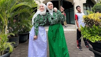 Nagita Slavina dan Putri Zulhas Napak Tilas Masa Sekolah, Gayanya Masih Cocok Jadi Anak SMP?