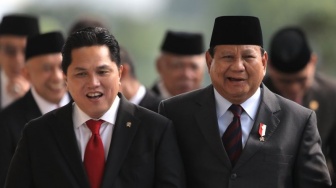 Kandidat Kuat Cawapres Prabowo Usai Cak Imin 'Membelot' ke Anies, Erick Thohir?