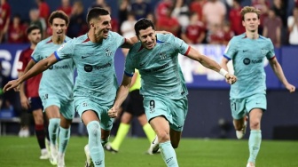 Hasil Liga Spanyol: Penalti Robert Lewandowski Bawa Barcelona Tekuk Osasuna 2-1