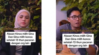 Cerita Perjalanan Cinta Gina dan Kinos sebelum Menikah: Sempet Hopeless