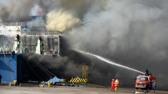 Kapal Ferry Terbakar di Merak, Tidak Ada Korban Jiwa