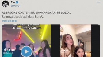 Video Seleb TikTok Probolinggo Asyik Party di Club, Gaji Suami Berpangkat Bripka Kena Nyinyir Netizen