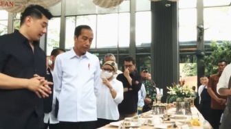 Gala Dinner KTT ke-43 ASEAN Digelar di Plataran Hutan Kota GBK, Jokowi Gesit Tinjau Menu Makanan