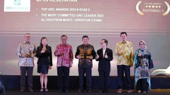 Top! BPJS Kesehatan Sabet Penghargaan 5 Star di Top GRC Awards 2023