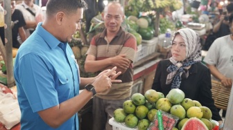 Sapa Pedagang  Pasar dan Pekerja Disabilitas di Lampung, Dirut BPJS Ketenagakerjaan Ucapkan Selamat Harpelnas 2023