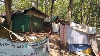 Potret Gubuk Derita Warga Kampung Pemulung di TPA Sarimukti, Sebulan Tanpa Penghasilan