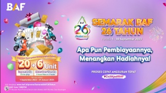 Rayakan Ulang Tahun ke 26, BAF Tawarkan Hadiah dan Promo Menarik Selama Pengajuan di Bulan September