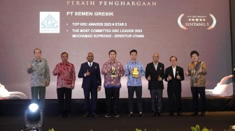 Semen Gresik Raih 2 Penghargaan Bergengsi TOP GRC Awards 2023