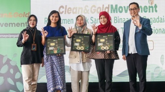 Tingkatkan Kepedulian Masyarakat terhadap Lingkungan, Pegadaian Kick Off Program Clean and Gold Movement