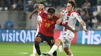Lamine Yamal Pecahkan Rekor Pencetak Gol Termuda Timnas Spanyol usai Bobol Gawang Georgia dalam Debutnya