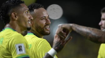 Neymar Lampaui Pele Jadi Top Skor Sepanjang Masa Timans Brasil usai Cetak Brace Lawan Bolivia