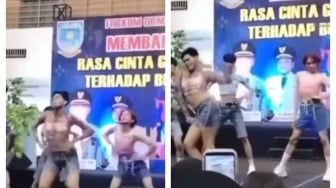 Viral Pria Menari dengan Busana Wanita Seksi di Acara Kebudayaan Jambi, Langsung Dibubarkan Ormas