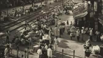Soroti Suasana Pasar di Jakarta Tahun 1930-an, Netizen Kagumi Outfit Orang Zaman Dulu