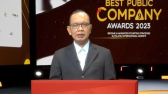 Warta Ekonomi Helat Penghargaan Indonesia Best Public Company Award 2023