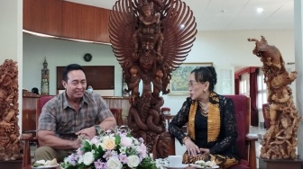 Andika Perkasa Akrab Dengan Adik Megawati di Istana Tampaksiring Bali