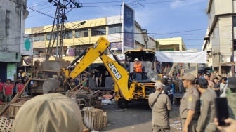 Relokasi Pedagang Pasar Pasir Gintung Berlangsung Lancar