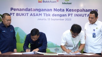 Bukit Asam (PTBA) dan Inhutani V Bersinergi untuk Reklamasi hingga Pengelolaan Hutan