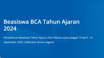 Beasiswa BCA 2023 Masih Dibuka hingga 15 September, Ini Dia Benefitnya!