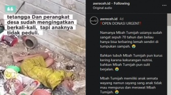 Nenek Usai 70 Tahun di Blitar Ditinggal Keluarga, Hidup Sendiri Dikelilingi Sampah