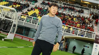 Beri Semangat ke Timnas Indonesia U23 saat Latihan, Shin Tae Yong: Mari Bekerja Keras