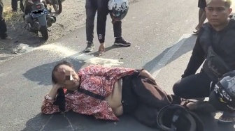 Korban Kecelakaan di Sleman Viral Jadi Perbincangan, Netizen: Terjatuh dengan Elegan