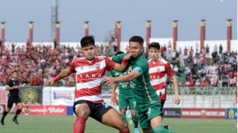 Menangkan Derby Suramadu, Madura United Kokoh di Puncak Klasemen BRI Liga 1