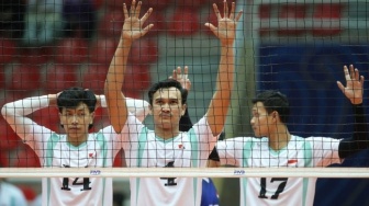 Asian Games 2022: Timnas Voli Putra Indonesia Dihantam Jepang 0-3 di Laga Kedua
