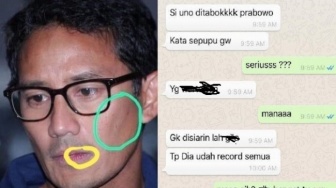 Bukan Hanya Isu Cekik Wamentan, Prabowo Pernah Digosipkan Tampar Sandiaga Saat Pilpres 2019