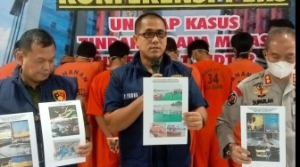 Hendak Selundupkan 81 Ton BBM Ilegal ke Lampung, 7 Orang Ditangkap Polda Sumsel