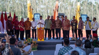 Jokowi Groundbreaking Hotel Nusantara di IKN