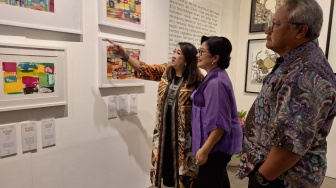 Pelukis Antaresa Hendita Meluncurkan Buku dan Pameran Seni Rupa, Trilogi Puspa Hati