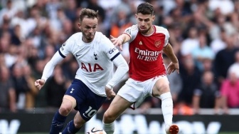 Hasil Liga Inggris: Duel Arsenal vs Tottenham Hotspur di Emirates Berakhir Imbang 2-2