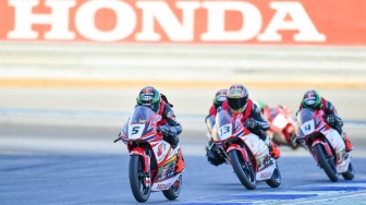 Rider Astra Honda Decksa Almer Alfarezel Pastikan Bawa Pulang Gelar Juara Thailand Talent Cup 2023