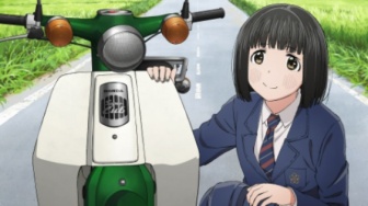 Review Anime Super Cub: Gadis Sebatang Kara dan Motor C70 Bekas