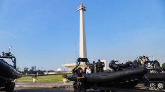Rayakan HUT ke-78, TNI Gelar Pameran Alutsista di Monas