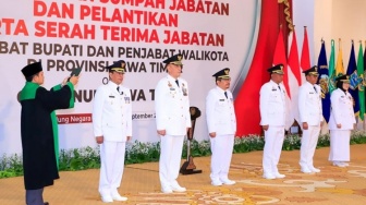 Resmi Dilantik, Ini Daftar 12 Pj Bupati dan Wali Kota di Jawa Timur