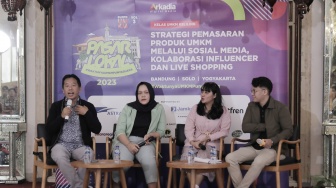 Seru! Peserta Pasar Lokal Suara UMKM 3 di Solo Dapat Ilmu Soal Strategi Digital