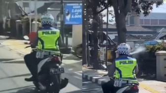 Profil Aipda DS: Polisi Viral Merokok Saat Motoran, Kapolres Cimahi Buru-buru Bilang Begini