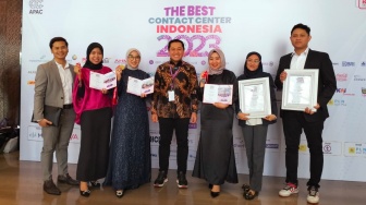 Pegadaian Borong 5 Penghargaan di Ajang The Best Contact Center Indonesia 2023