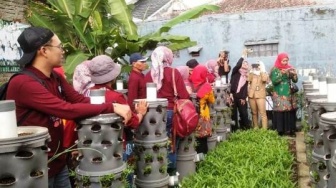 Ke Bandung, TP PKK Kukar Belajar Memanfaatkan Lahan Kosong di Rumah